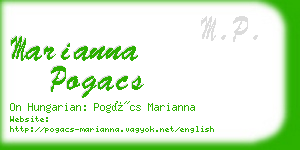 marianna pogacs business card